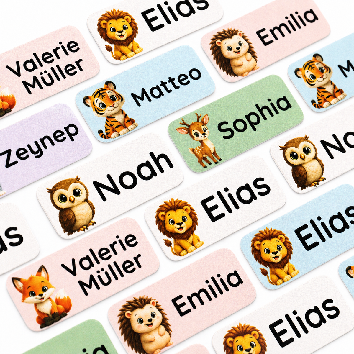 Namensaufkleber